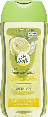 Gel douche verveine citron carrefour