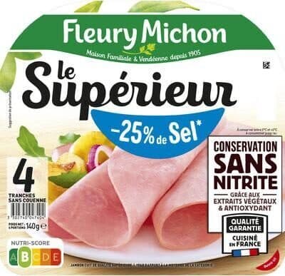 Le Supérieur -25% de Sel - Conservation sans Nitrite